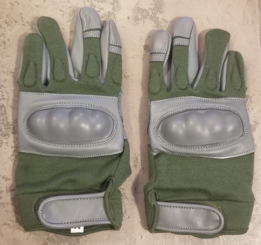 Knuckle gloves - GREEN - large