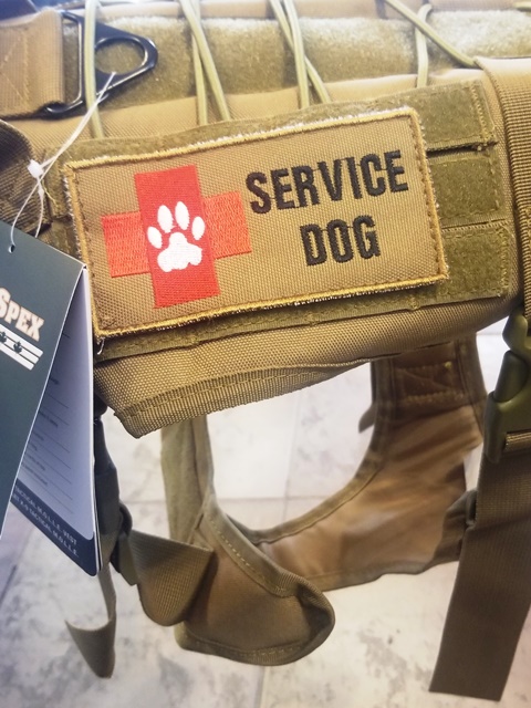 K-9 Tactical Dog M.O.L.L.E Vest - TAN MEDIUM