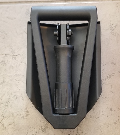 Shovel - mini folding black