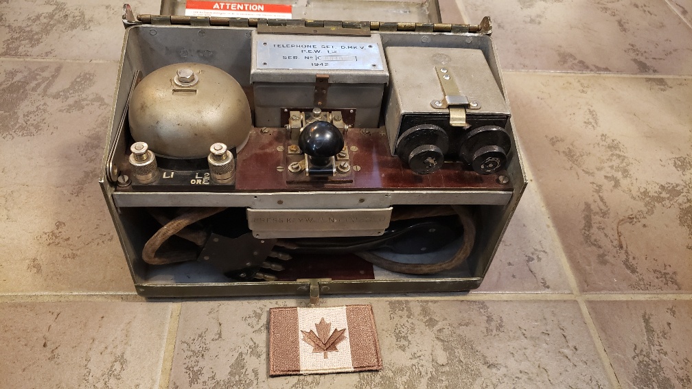 Telephone Set D.Mk V Field Phone TAN
