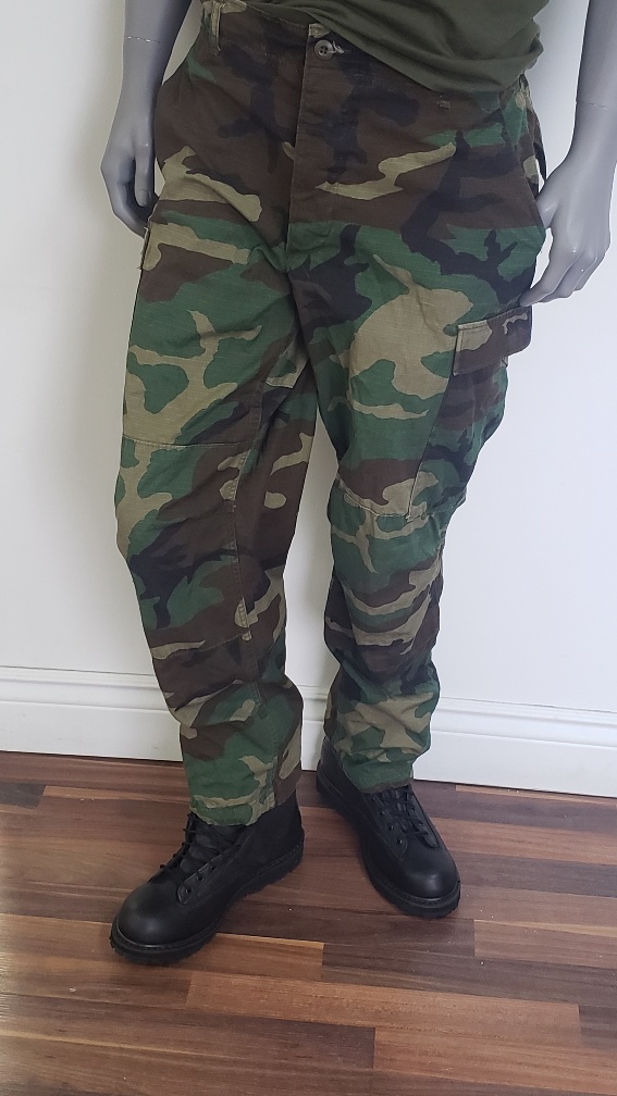 American Army Woodland Pants Large