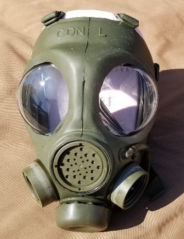 Gas Mask, Canadian OD Green Large