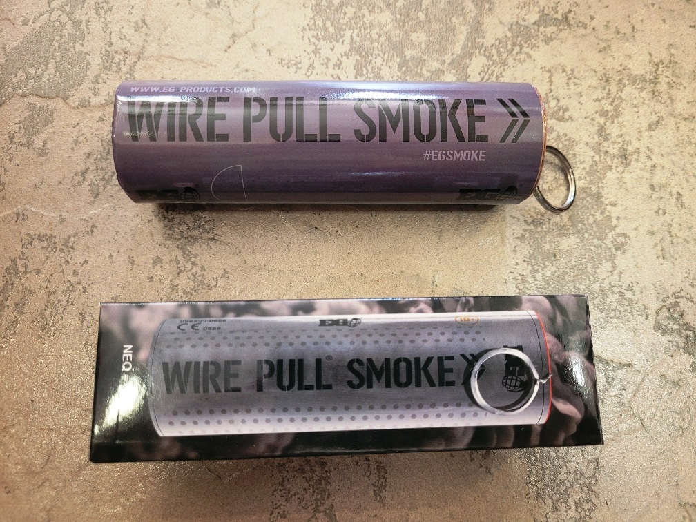 WP40 Smoke Grenade Black