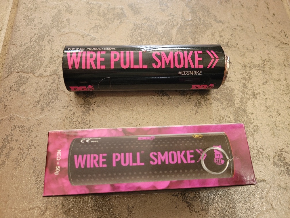 WP40 Smoke Grenade Pink