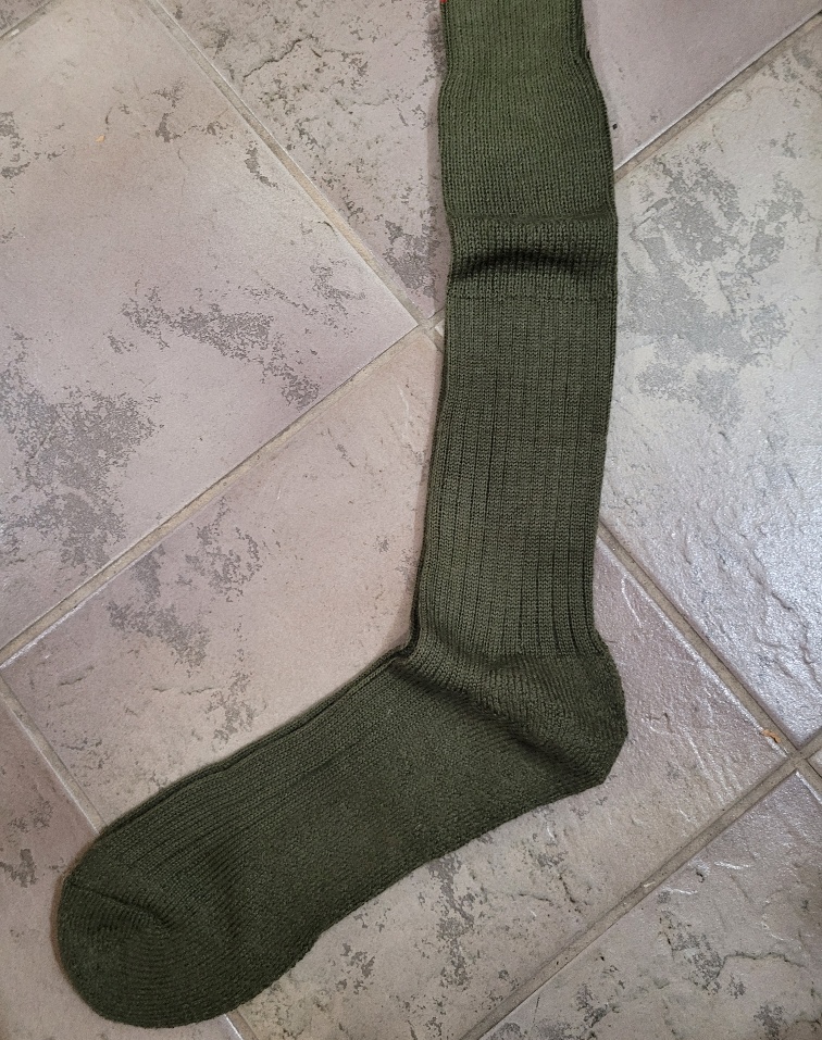Green Wool Blend 60 Wool Army Socks XL NEW