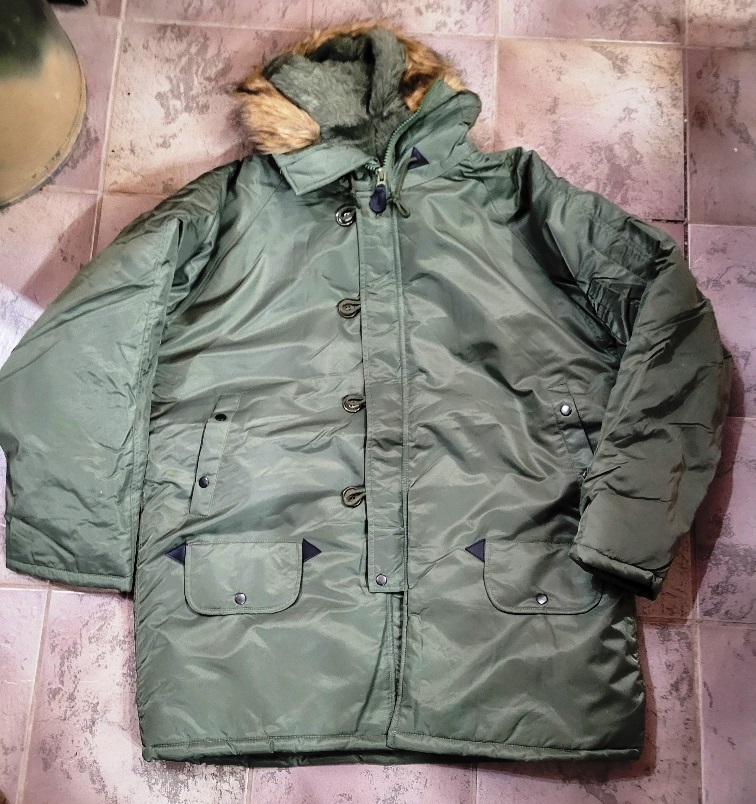 US Classic NB3 Winter Parka Large Green