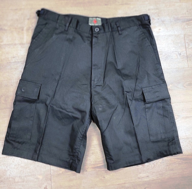Army Shorts Black Large