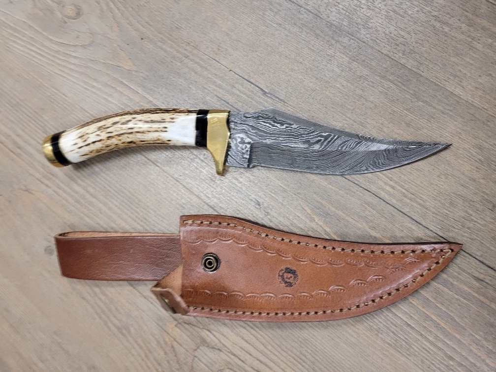 Black Gold Stag Hunter Knife