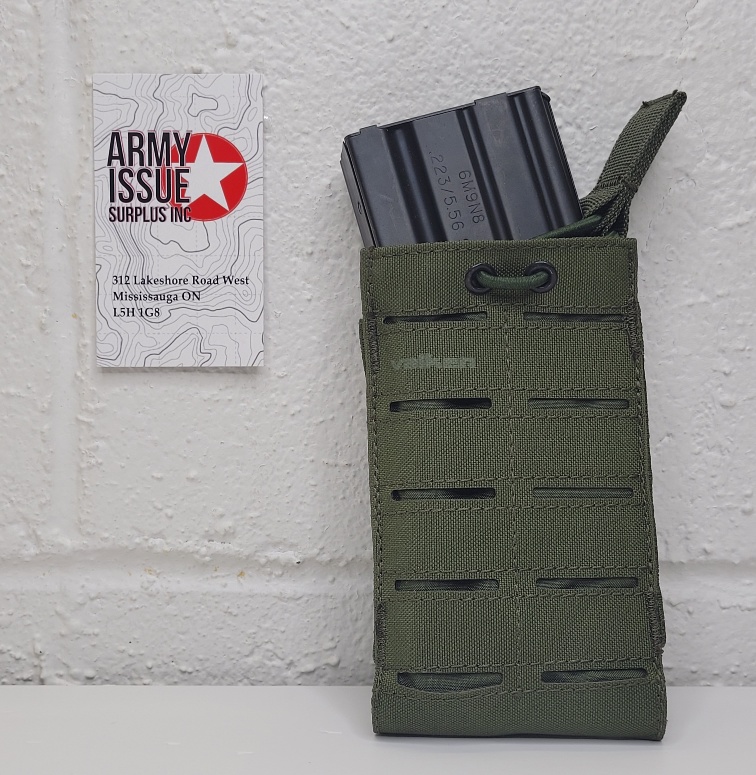 Multi rifle single mag pouch - laser cut- olive