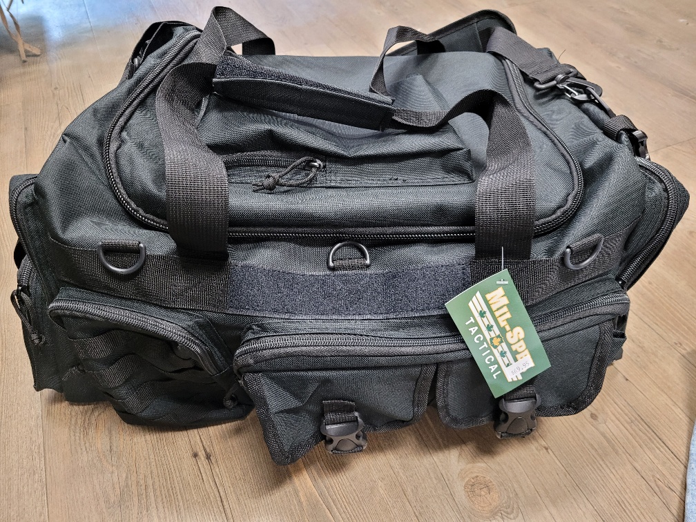 Tactical Duffle Bag 80L Black