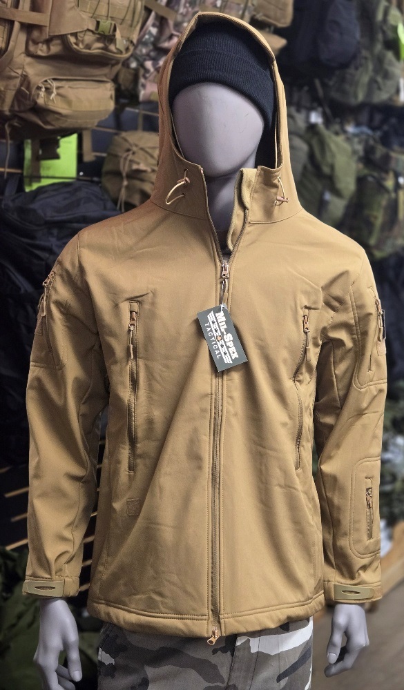 Tactical Soft shell Jacket Tan XXL