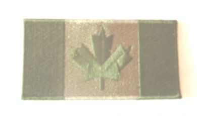 Canada Flag, OD Green, small