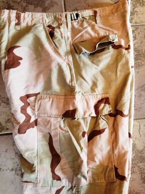 American Desert Camouflage Army Pants Small