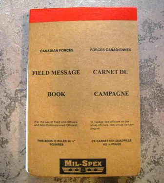 Field Message Pad FMP