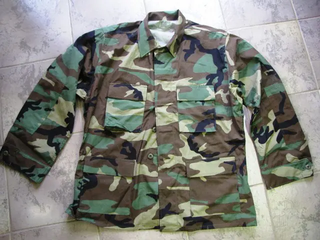 Army Shirt US Woodland Small