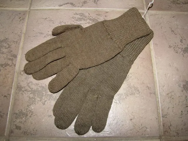 WOOL GLOVES NEW  - OD Large