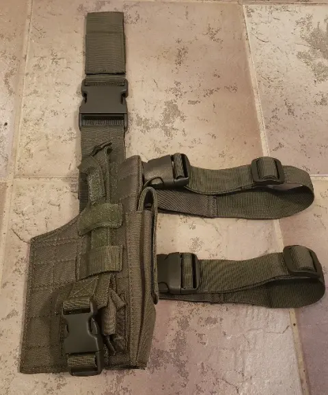 Drop Leg Holster Green