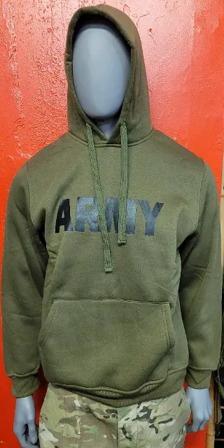 Fleece Hoodie A R M Y  XXL
