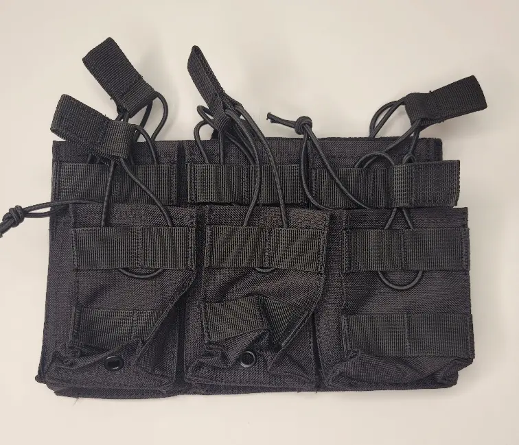 M4 mag open top triple stacker- black