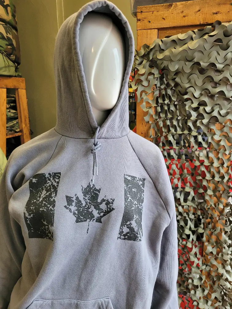Canada Flag Army Hoodie Medium