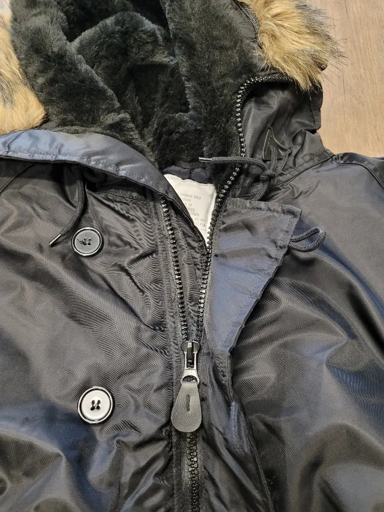 US Classic NB3 Winter Parka Large Black