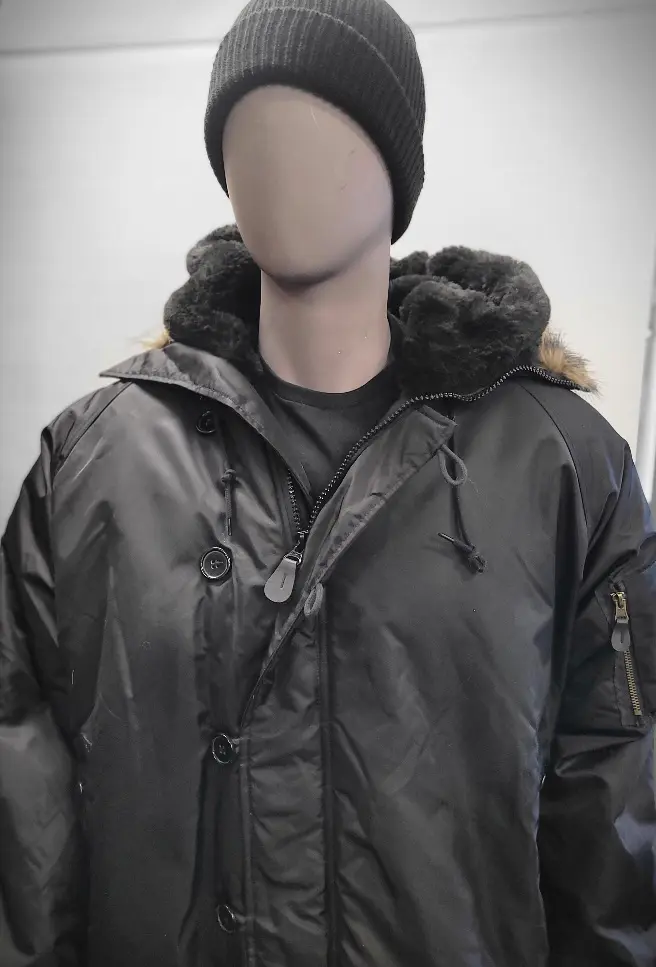 US Classic NB3 Winter Parka Large Black