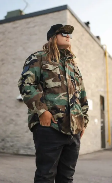 M65 woodland camouflage jacket Small