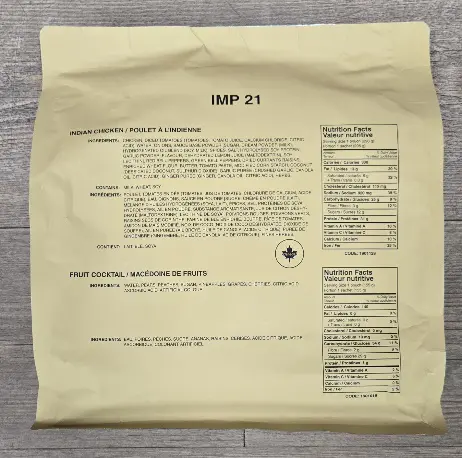MRE, Canada ( IMP, Ration ) 1/2 Case Supper C menu - Image 7