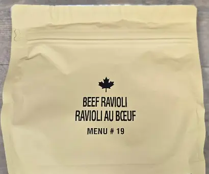 MRE, Canada ( IMP, Ration ) Beef Ravioli
