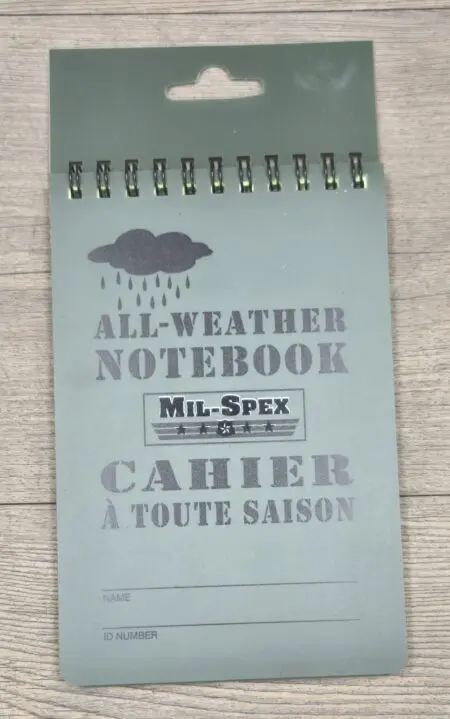 All Weather Note Book