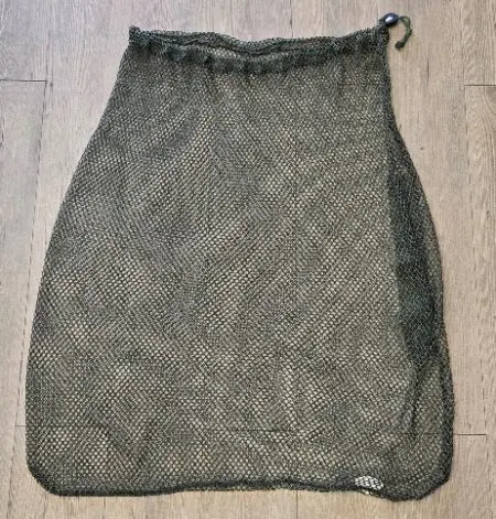 Laundry Bag nylon mesh green surplus