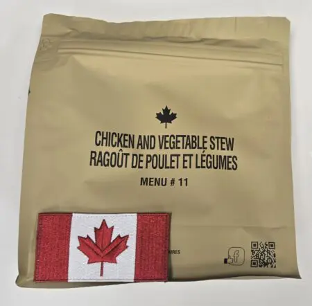 MRE, Canada ( IMP, Ration ) Chicken & Vegetable Stew