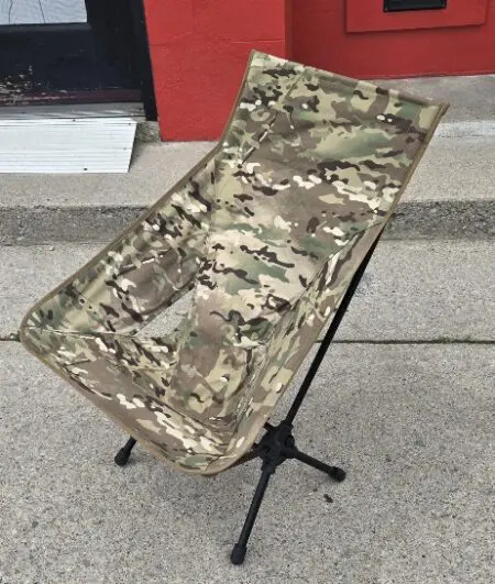 One Tigris Portable High Back Camping Chair Multi Cam