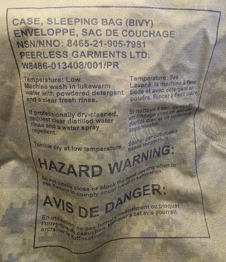 Cadpat Goretex Bivy Bag - Image 6