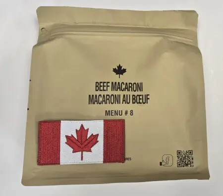 MRE, Canada ( IMP, Ration ) Beef Macaroni
