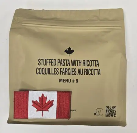 MRE, Canada ( IMP, Ration ) Stuffed Pasta with Ricotta
