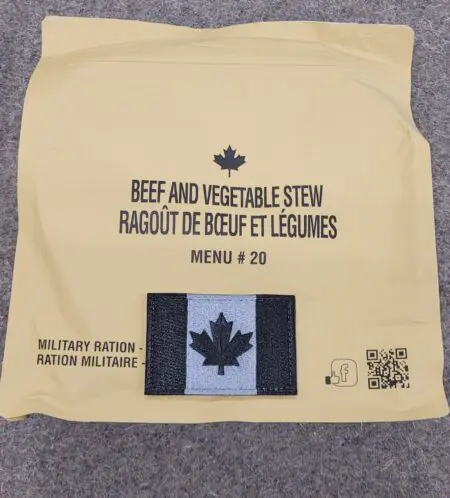MRE, Canada ( IMP, Ration ) Beef & Vegetable Stew