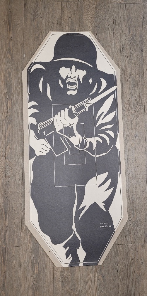 Herman the German Paper Target Poster